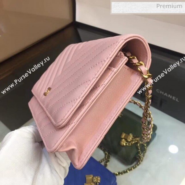 Chanel Quilted Leather Flap Waist Bag with Pearl Strap AP1122 Purple 2020 (YD-20063009)