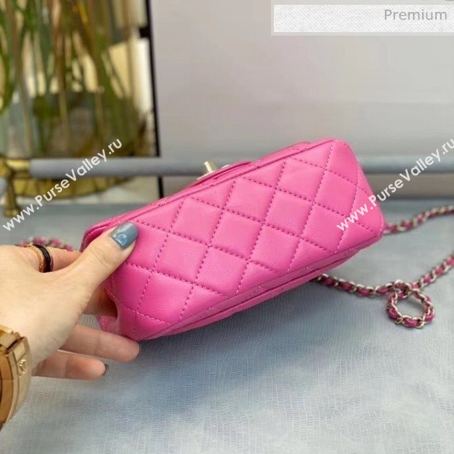 Chanel Quilted Leather Flap Bag with Crystal Ball AS1786 Pink 2020 (SMJD-20063010)