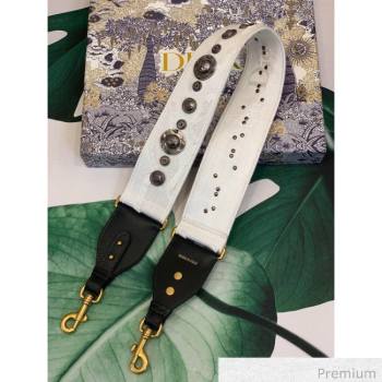 Dior Camouflage Embroidered Shoulder Strap White 2020 (XXG-20062307)