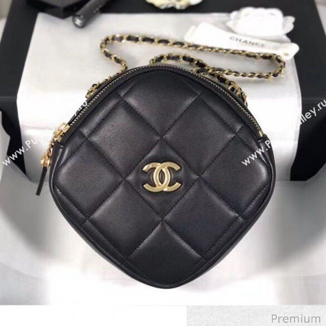 Chanel Quilted Leather Square Chain Shoulder Bag AS1780 Black 2020 (YD-20063001)