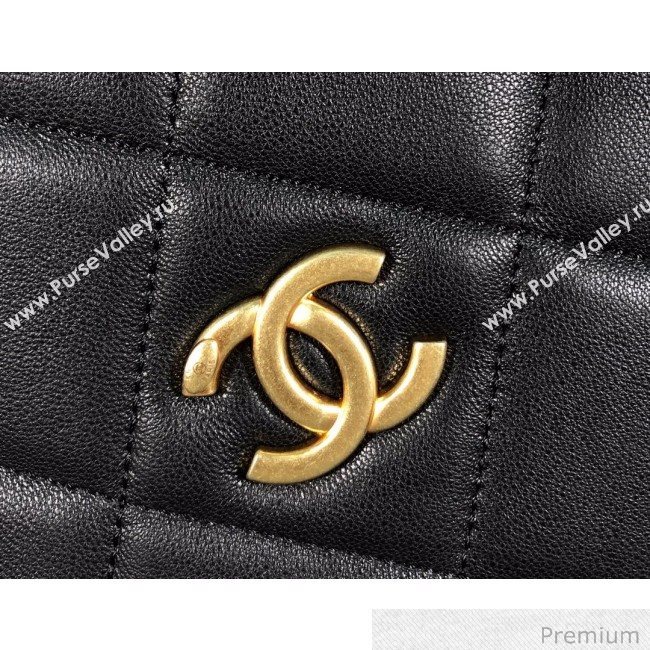 Chanel Quilted Leather Square Chain Shoulder Bag AS1780 Black 2020 (YD-20063001)