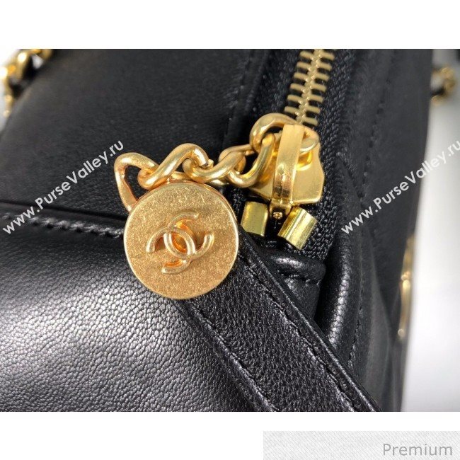 Chanel Quilted Leather Square Chain Shoulder Bag AS1780 Black 2020 (YD-20063001)