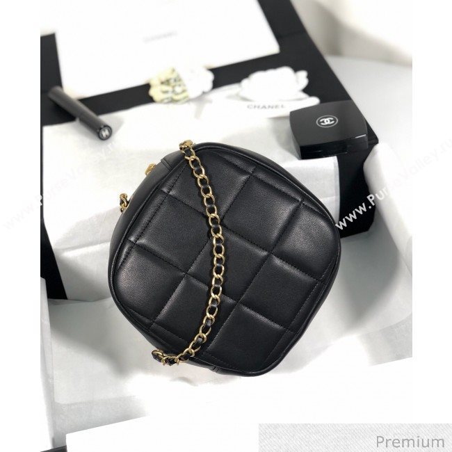 Chanel Quilted Leather Square Chain Shoulder Bag AS1780 Black 2020 (YD-20063001)