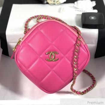 Chanel Quilted Leather Square Chain Shoulder Bag AS1780 Pink 2020 (YD-20063002)