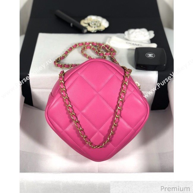 Chanel Quilted Leather Square Chain Shoulder Bag AS1780 Pink 2020 (YD-20063002)