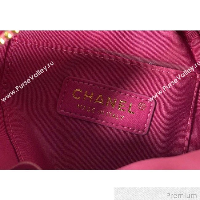 Chanel Quilted Leather Square Chain Shoulder Bag AS1780 Pink 2020 (YD-20063002)