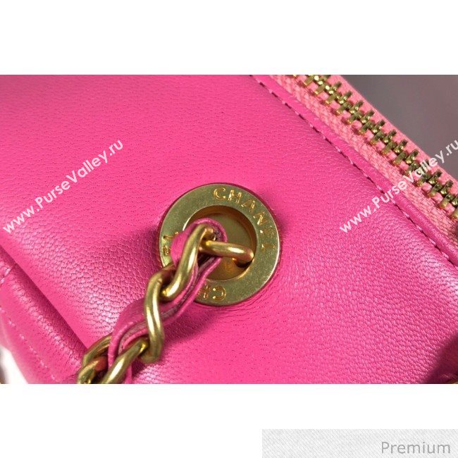 Chanel Quilted Leather Square Chain Shoulder Bag AS1780 Pink 2020 (YD-20063002)