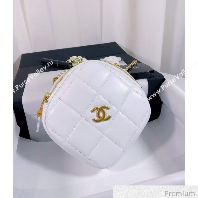 Chanel Quilted Leather Square Chain Shoulder Bag AS1780 White 2020 (YD-20063003)