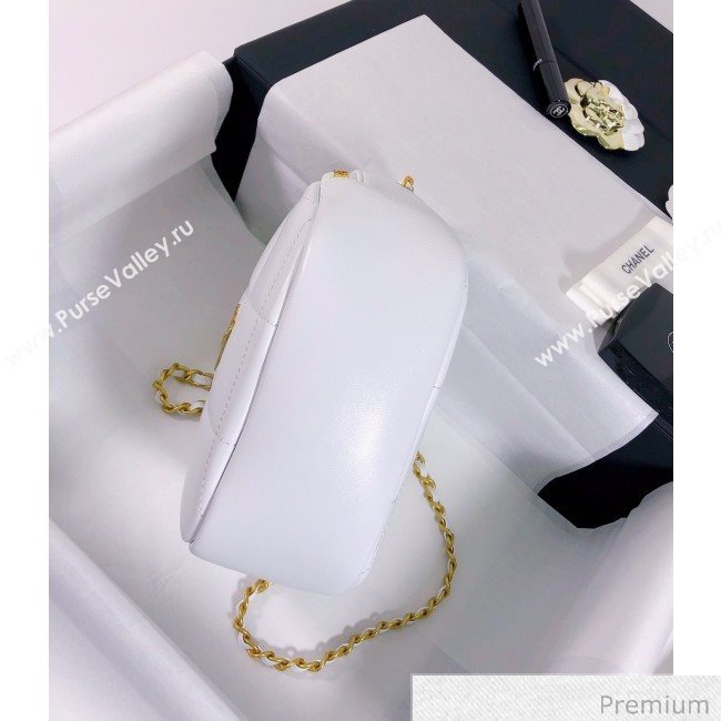 Chanel Quilted Leather Square Chain Shoulder Bag AS1780 White 2020 (YD-20063003)