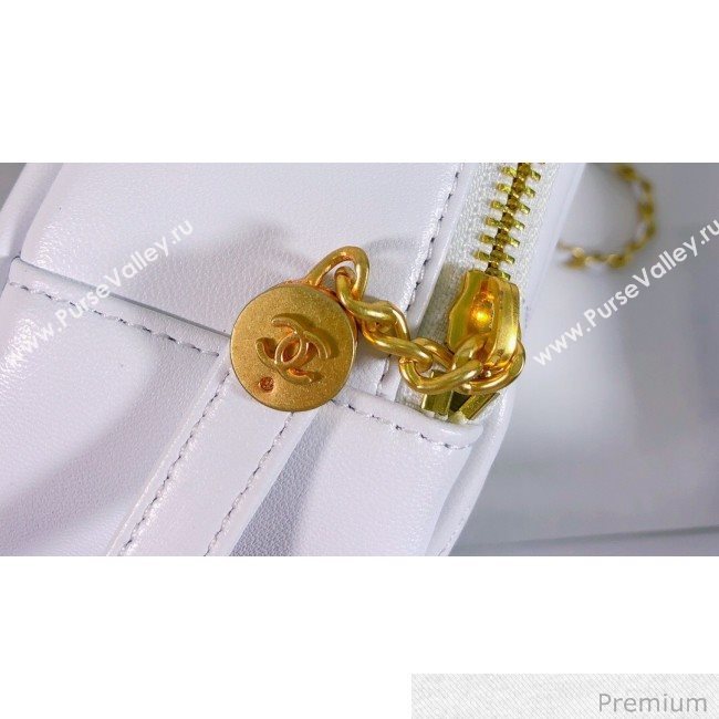 Chanel Quilted Leather Square Chain Shoulder Bag AS1780 White 2020 (YD-20063003)