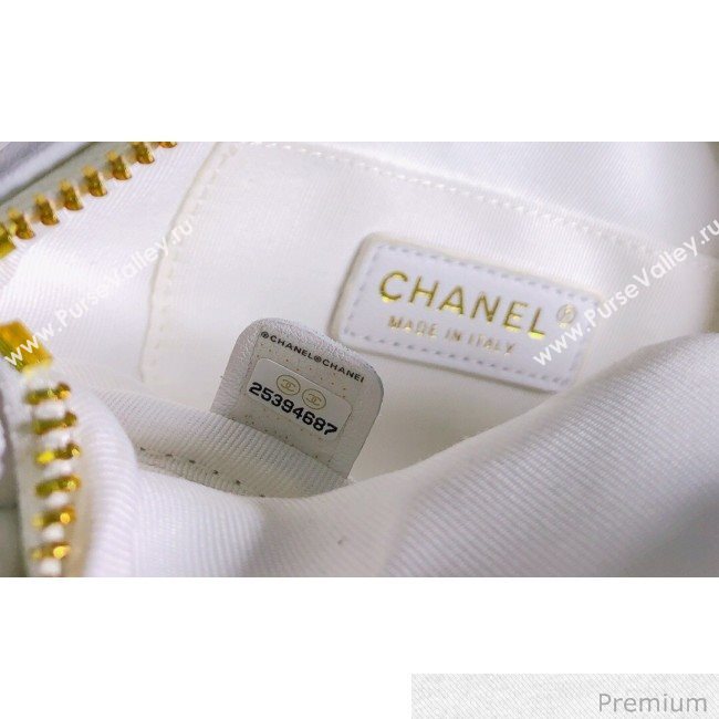 Chanel Quilted Leather Square Chain Shoulder Bag AS1780 White 2020 (YD-20063003)