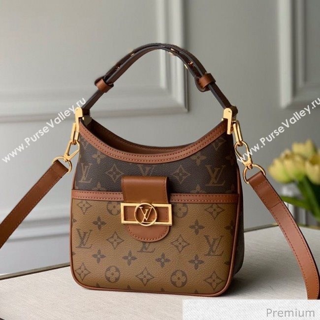 Louis Vuitton Hobo Dauphine BB Shoulder Bag M45196 Monogram Canvas/Brown 2020 (KI-20063021)