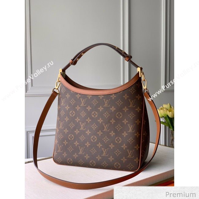 Louis Vuitton Hobo Dauphine MM Shoulder Bag M45195 Monogram Canvas/Brown 2020 (KI-20063020)