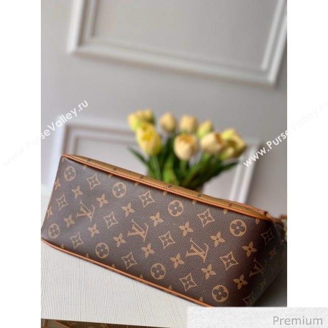 Louis Vuitton Hobo Dauphine MM Shoulder Bag M45195 Monogram Canvas/Brown 2020 (KI-20063020)