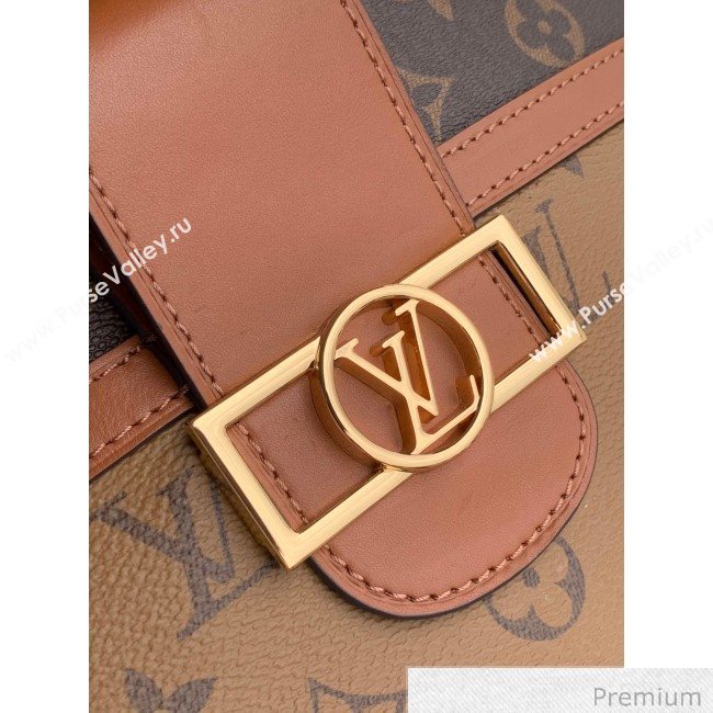 Louis Vuitton Hobo Dauphine MM Shoulder Bag M45195 Monogram Canvas/Brown 2020 (KI-20063020)