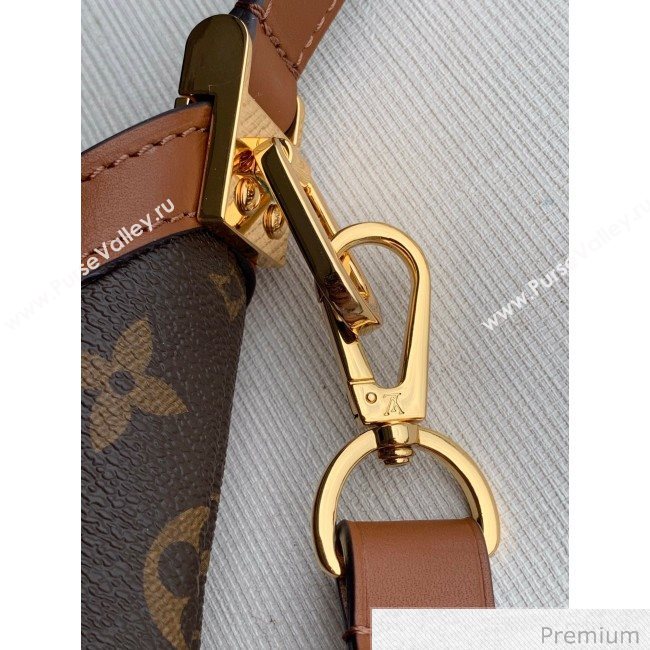 Louis Vuitton Hobo Dauphine MM Shoulder Bag M45195 Monogram Canvas/Brown 2020 (KI-20063020)