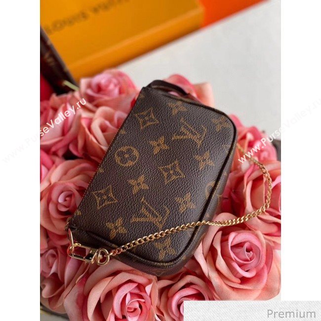 Louis Vuitton Monogram Canvas Mini Pochette Accessoires M58009 2020 (KI-20063022)