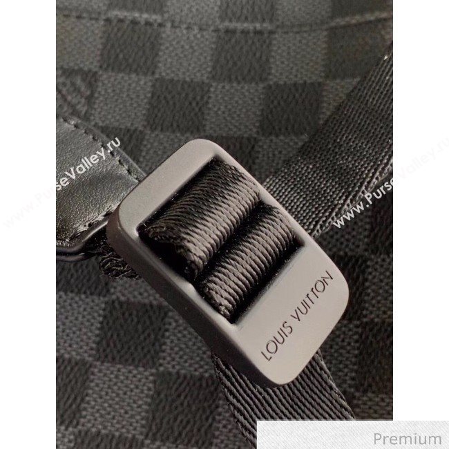Louis Vuitton Mens Utility Backpack Bag N40279 Damier Graphite Canvas 2020 (KI-20063032)