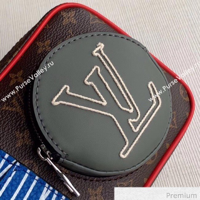 Louis Vuitton Mens LV Stripes Clutch M68687 Monogram Canvas 2020 (KI-20063040)