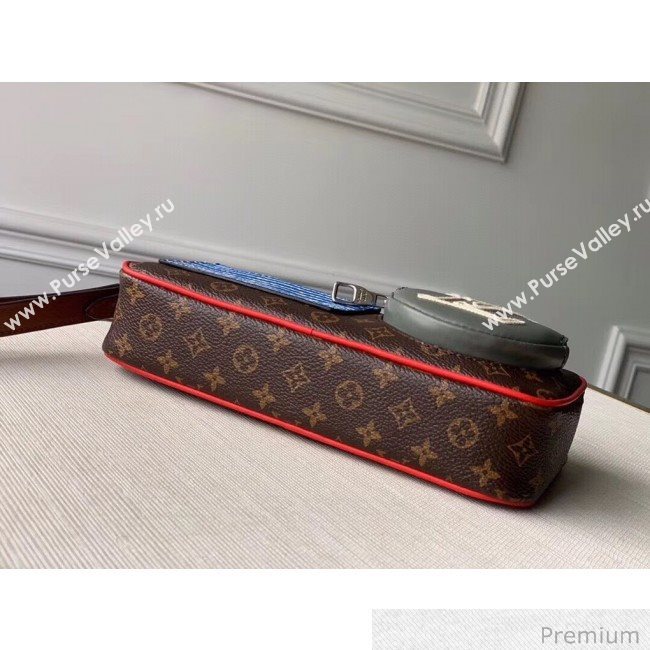 Louis Vuitton Mens LV Stripes Clutch M68687 Monogram Canvas 2020 (KI-20063040)