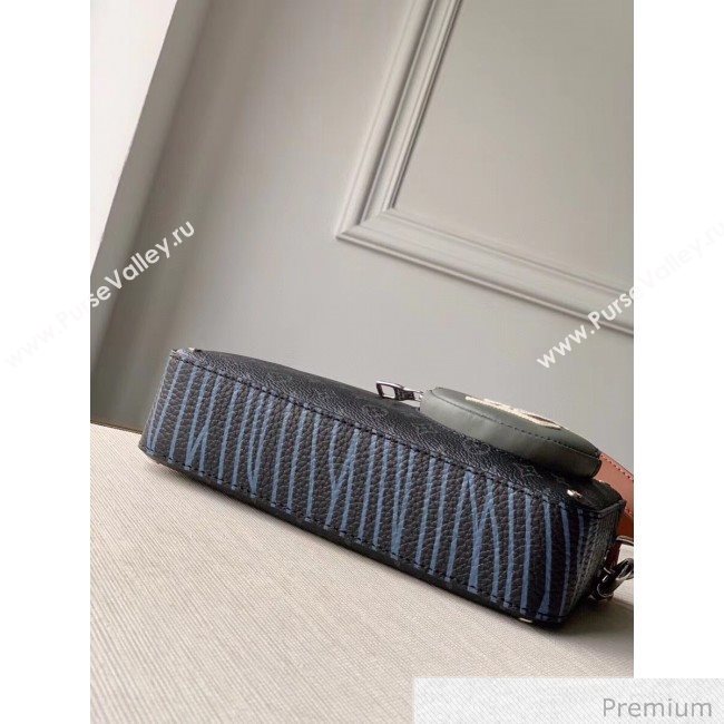 Louis Vuitton Mens LV Stripes Crossbody Bag M69688 Monogram Eclipse Canvas 2020 (KI-20063041)