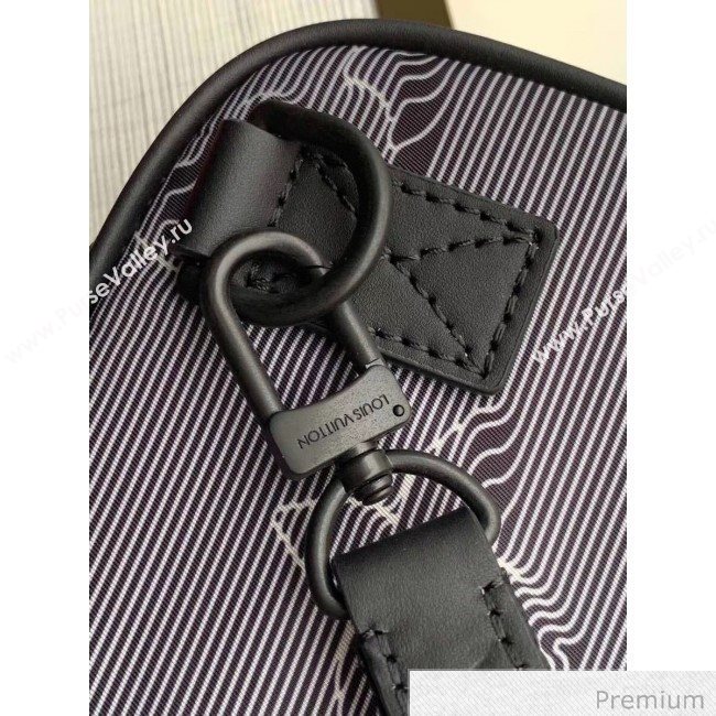 Louis Vuitton Mens 2054 Expandable Messenger Shoulder Bag M55698 Grey/Black/Rainbow 2020 (KI-20070101)