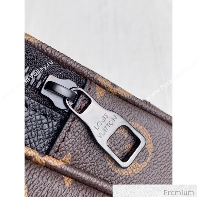 Louis Vuitton Mens Saffiano Calfskin Camera Crossbody Bag M68686 Black 2020 (KI-20070105)