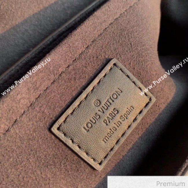 Louis Vuitton Mens Saffiano Calfskin Box Crossbody Bag M30717 Black 2020 (KI-20070103)