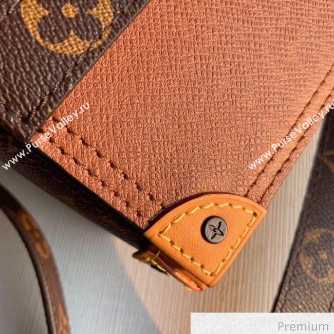 Louis Vuitton Mens Saffiano Calfskin Box Crossbody Bag M30717 Brown 2020 (KI-20070104)