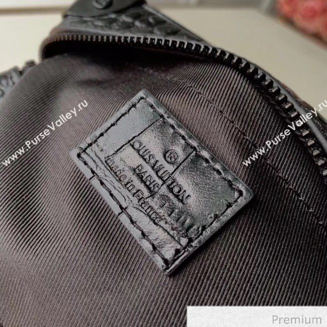 Louis Vuitton Mens Crocodile Embossed Leather Mini Soft Trunk Box Bag M57702 Black 2020 (KI-20070106)