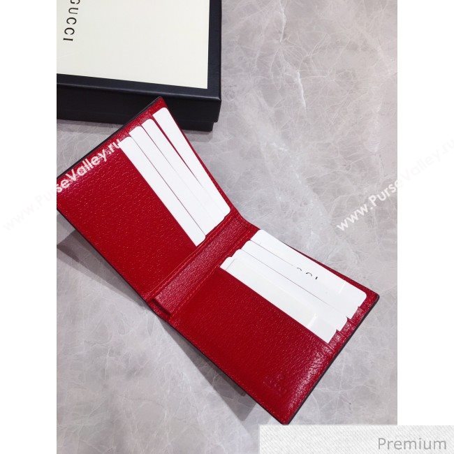 Gucci Baiadera Stripe Canvas Bi-bold Wallet 625600 Multicolor 2020 (DLH-20070115)
