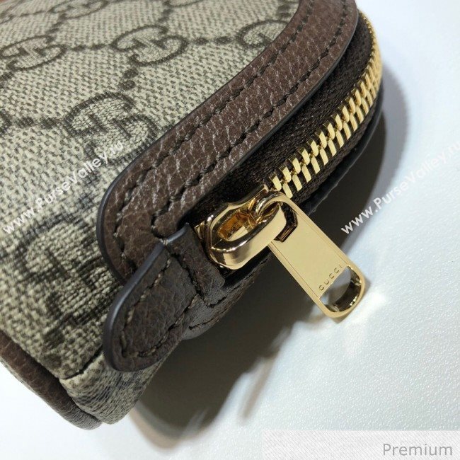 Gucci GG Canvas Medium Cosmetic Case 625550 Brown 2020 (DLH-20070135)