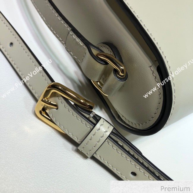 Gucci Horsebit 1955 Vertical Mini Bag 625615 White 2020 (DLH-20070137)