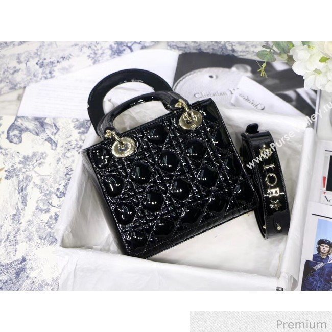 Dior MY ABCDior Small Bag in Patent Leather Black 2019 (XXG-20070225)