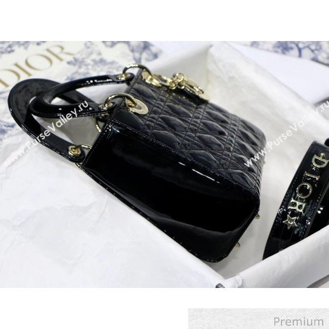 Dior MY ABCDior Small Bag in Patent Leather Black 2019 (XXG-20070225)