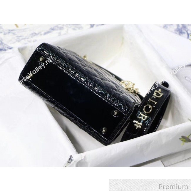 Dior MY ABCDior Small Bag in Patent Leather Black 2019 (XXG-20070225)