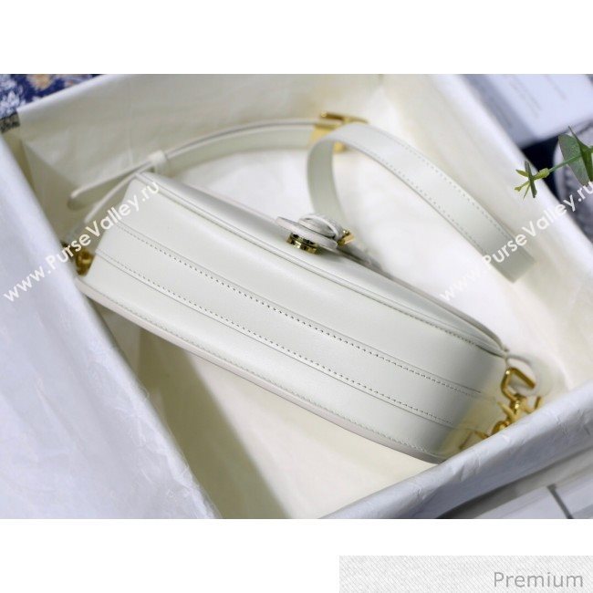 Dior Medium Bobby Calfskin Shoulder Bag White 2020 (XXG-20070220)
