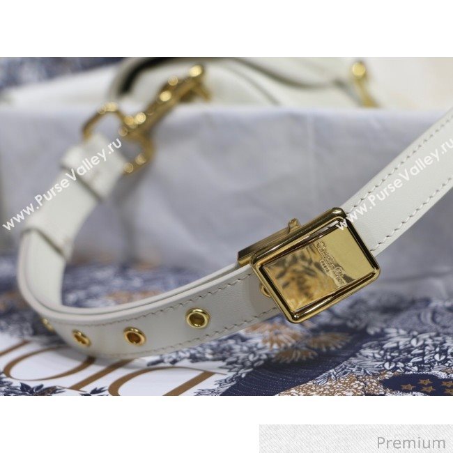 Dior Small Bobby Calfskin Shoulder Bag White 2020 (XXG-20070221)