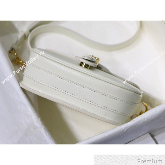 Dior Small Bobby Calfskin Shoulder Bag White 2020 (XXG-20070221)