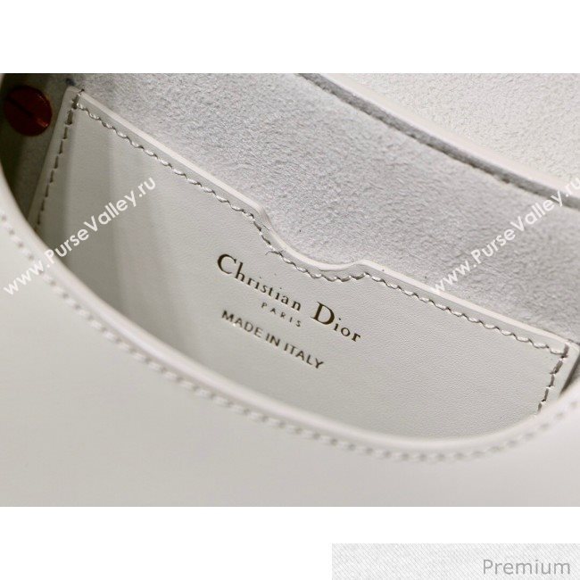 Dior Small Bobby Calfskin Shoulder Bag White 2020 (XXG-20070221)