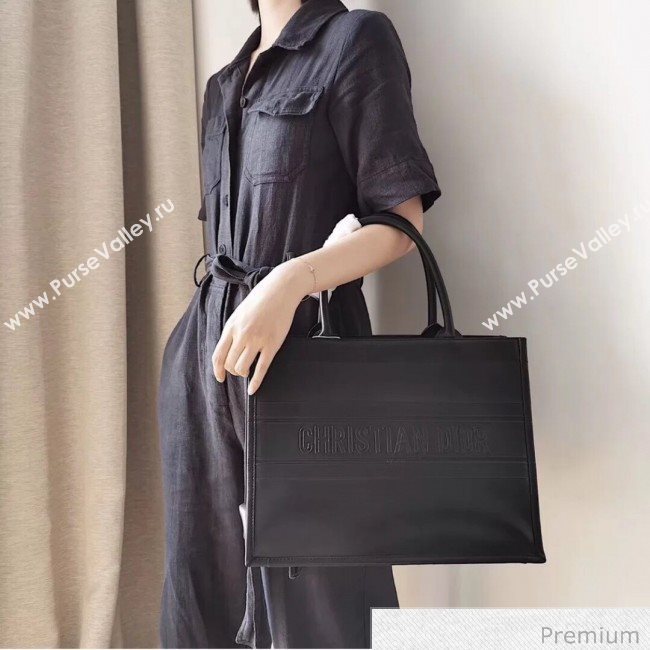 Dior Small Book Tote in Black Calfskin 2020 (XXG-20071018)
