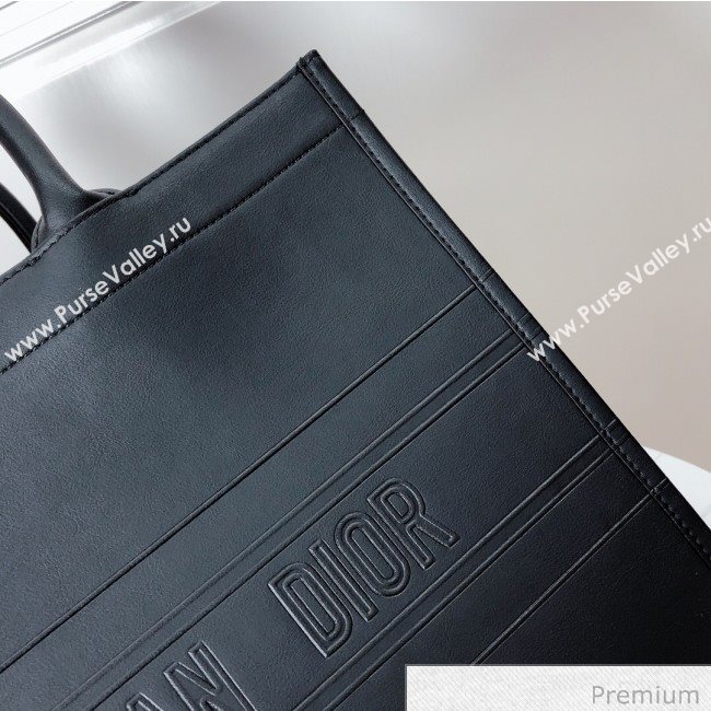 Dior Small Book Tote in Black Calfskin 2020 (XXG-20071018)
