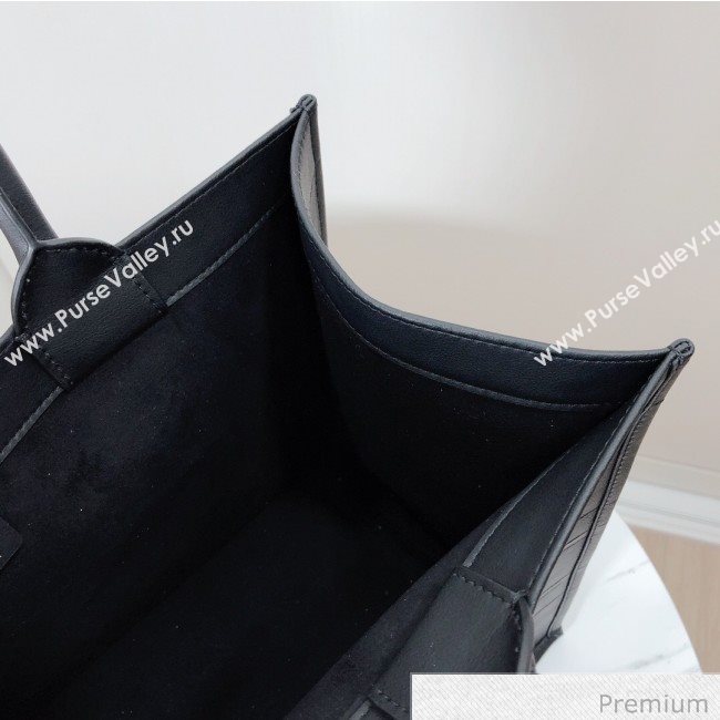Dior Small Book Tote in Black Calfskin 2020 (XXG-20071018)