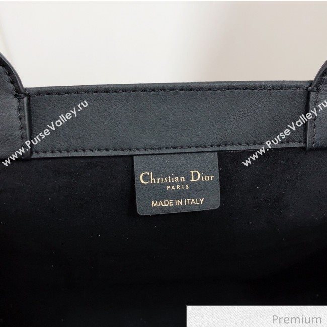 Dior Small Book Tote in Black Calfskin 2020 (XXG-20071018)