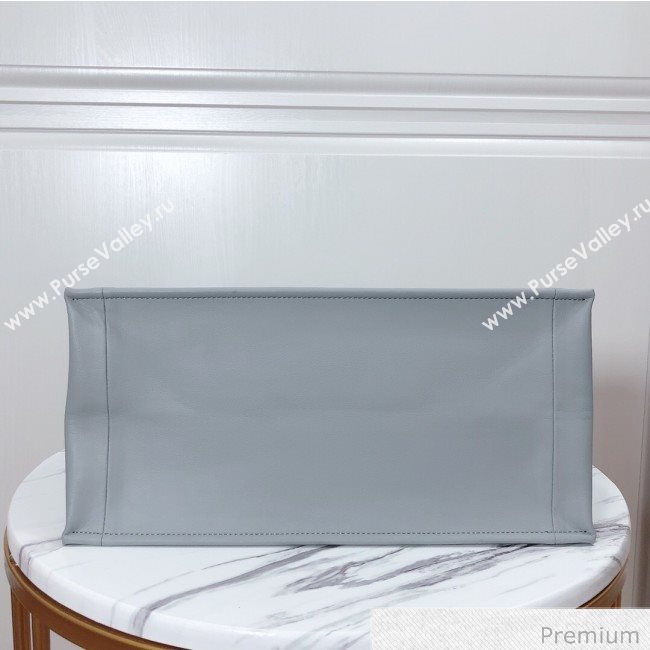 Dior Small Book Tote in Grey Calfskin 2020 (XXG-20071020)