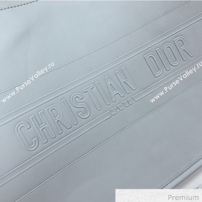 Dior Small Book Tote in Grey Calfskin 2020 (XXG-20071020)