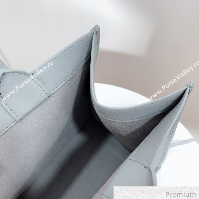 Dior Small Book Tote in Grey Calfskin 2020 (XXG-20071020)