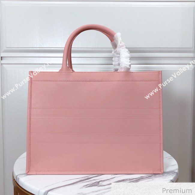 Dior Small Book Tote in Pink Calfskin 2020 (XXG-20071017)