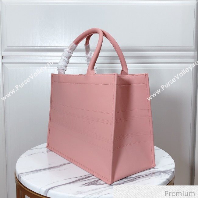 Dior Small Book Tote in Pink Calfskin 2020 (XXG-20071017)