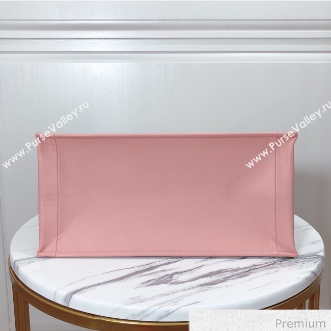 Dior Small Book Tote in Pink Calfskin 2020 (XXG-20071017)